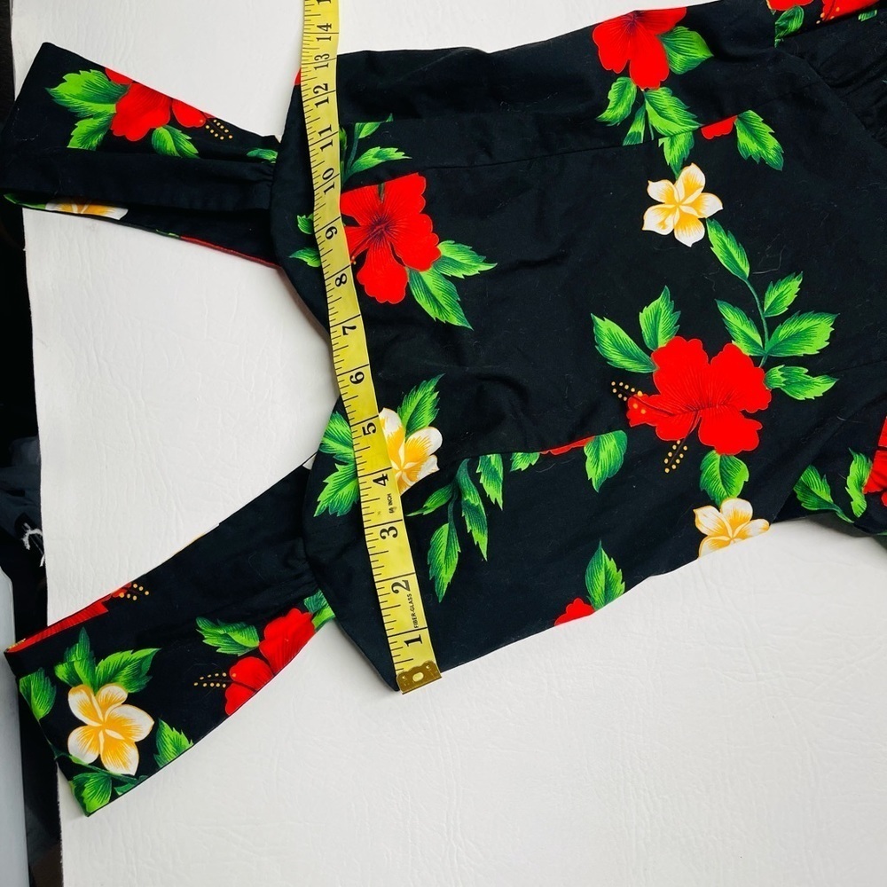 Royal Creations Vintage Hawaiian Hibiscus Pinup Dress size S - Picture 7 of 10